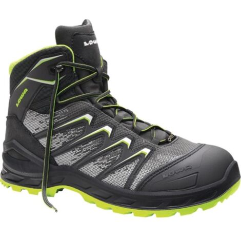 Stivali di sicurezza Larrox Work GTX grigi Mid, taglia 44, grigio/verde, S3 CI/HI/HRO/SR (1/4)