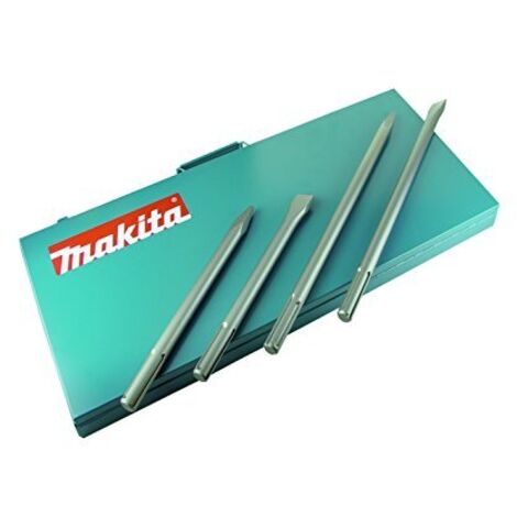 Makita  4 pz.  SDS-MAX  set  scalpelli  -  P-18013 (1/3)