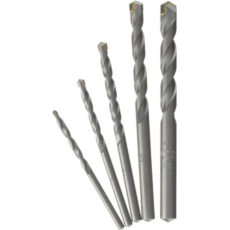 Bosch punta per cemento Robust Line set CYL-3 Silver Percussion 5 pezzi 4-10 mm 2607010524 (1/3)