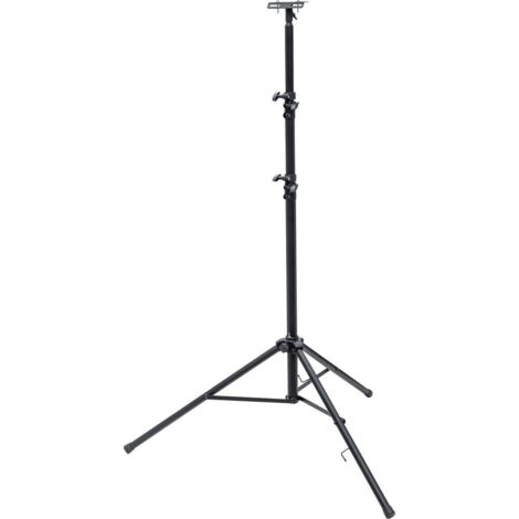 Brennenstuhl Treppiede telescopico de costruzione ST 302 per faretti de Funzionamento con meccanismo de Abbassamento automatico (Altezza regolabile de 1,24m a 3m, max. 20kg, con traversa, 3 tubi de Su (1/5)