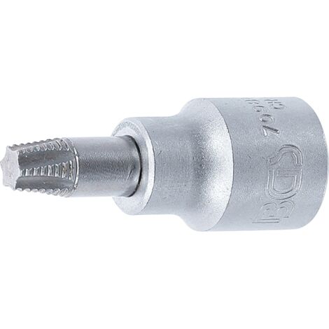Serie di inserti per cacciavite  10 mm (3/8")  per profilo a T difettoso (per Torx) T40 (1/2)