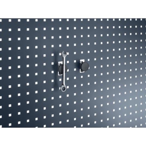 Supporto magnetico D.40mm verniciato per piastre con foro 2 pezzi/confezione (1/2)