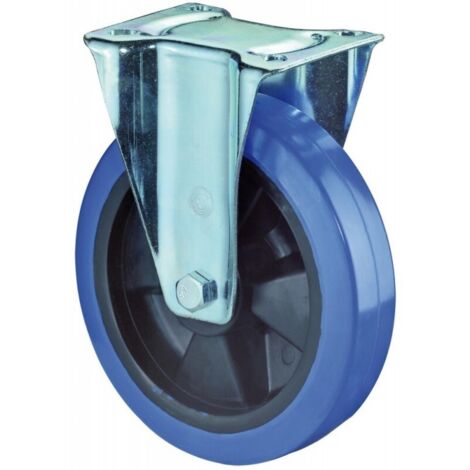 Rotella a botte D.125mm Trgf.200kg Piastra Ku.115xB85mm (1/5)