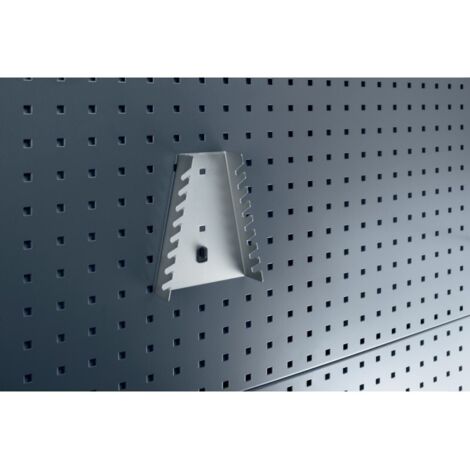 Supporto per chiavi a brugola H180xB70/145xT40mm 8 prese verticali per pannelli forati (1/2)