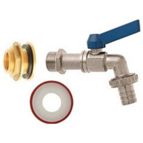 Set raccordo tubo pioggia ottone IG 3/4 pollici misura nominale mm 19 ET 1 pollice (1/2)