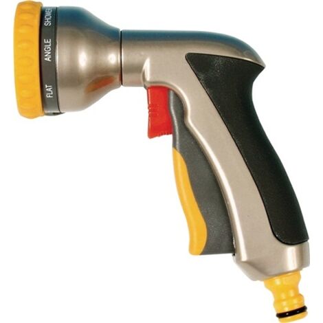 HOZELOCK PISTOLA MULTI PLUS CON OTTO SCELTE DI SPRUZZO UGELLO A ROSA METALLO (1/7)