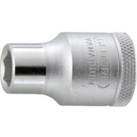 19 18 Inserto per chiave a bussola 1/2", 6 facce 18 mm