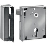Chiusura con tappo di chiusura 2 DIN li.PZW acciaio inossidabile finitura interna a scomparsa lunghezza perno 60 mm