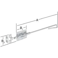Bullone barra bullone STA zincato blu lunghezza 400mm W.100mm bullone Ø 16mm VORMANN