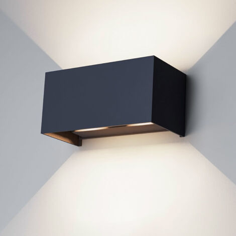 Applique murale LED 24 W, applique murale pour usage extérieur/intérieur, faisceau réglable, étanche IP65, lumière blanche 4500 K (1/5)