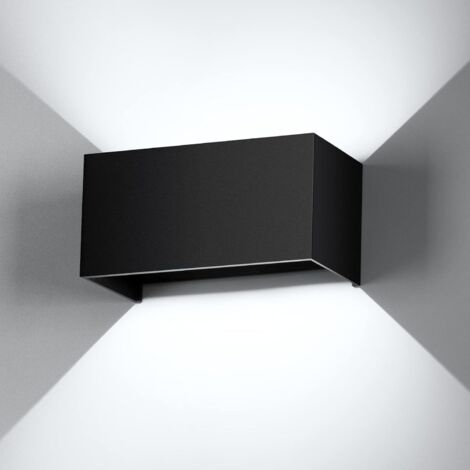 Applique murale LED 24 W, applique murale pour usage extérieur/intérieur, faisceau réglable, étanche IP65, lumière blanche froide 6000 K (1/5)
