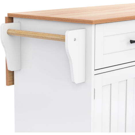 129x46(71)x91,5 cm. Meuble de salon / Armoire avec planche à manger. Espace intérieur dans les portes du meuble. Plan de travail en cuisine sur 5 roulettes, avec des étagères (1/5)