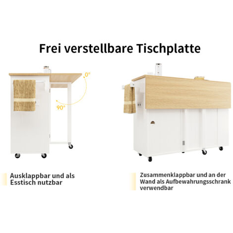 Îlot de cuisine, chariots de cuisine équipés d’électrochaînes. Armoire à cuisine. Tiroirs amovibles pour servir les plats. Compartiment pour le vin. Armoire à buffet. Étagères en bois. Armoire à buffe (1/5)
