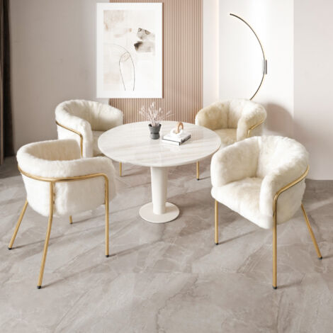 Fauteuil de loisir, set de 4 pièces. Fauteuil pour l’entraînement physique, parfait pour le salon et la chambre à coucher. Un fauteuil élégant et confortable. (1/5)