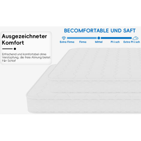 Matelas 3D respirant, emballé de manière indépendante. Ses dimensions sont de 160 200 cm. Sa épaisseur est de 23 cm. blanche. (1/5)
