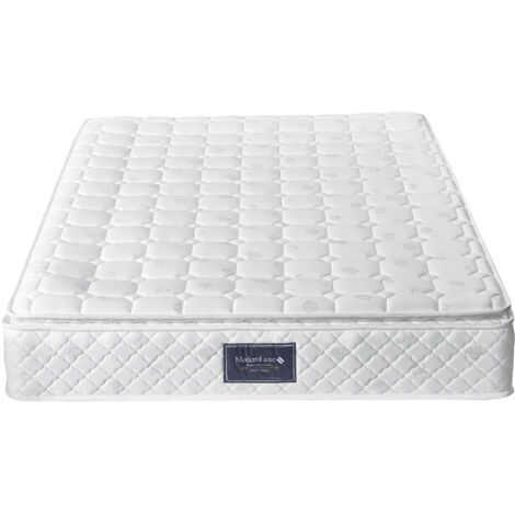 Matelas à mousse froide avec structure en fibres de polyester. 7 zones de mousse froide. dimensions : 160x200 cm. Produit testé pour ne contenir aucun agent polluant (1/5)