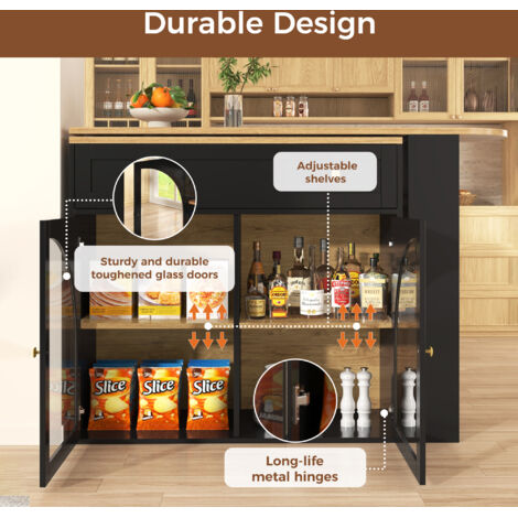Table de repas démontable, avec espace de rangement ( dimensions : 138-204×39×104 cm ). La table peut être tournée à 360°. C’est une table de repas moderne et mobile. (1/5)