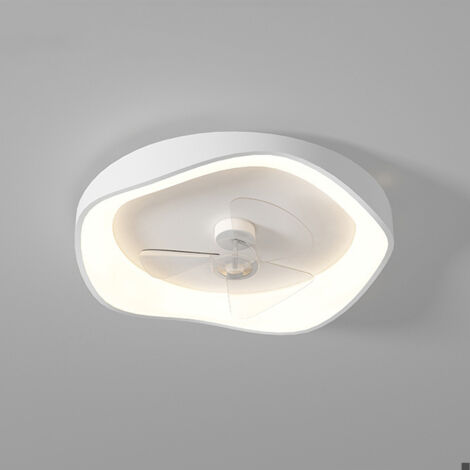 Ventilateurs de plafond avec lumières, plafonnier à intensité variable, ventilateur de plafond à profil bas avec lumière, 42 cm (42 W) (1/5)