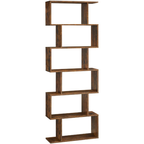 Étagère murale élégante pour la décoration intérieure, étagère murale spacieuse pour exposer et ranger (marron) (1/5)
