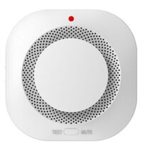 Détecteur de fumée, alarme incendie photoélectrique, avec bouton de test/silence, prévention des incendies (1 pièce - version Graffiti WiFi)