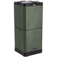 Aerobin 200L Komposter Gartenabfall Outdoor Olivgruen