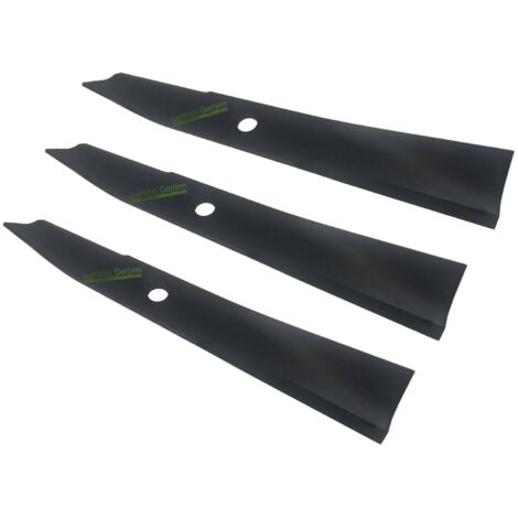 3 X 37 CM lame pour tondeuse Kubota avec 102 CM / 40" Deck / 7071334330 70713-3433 707133433 (1/4)