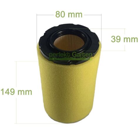 filtre à air pour Briggs & Stratton John Deere D120 LA125 GY21055 MIU11511 MIU11513 (1/4)