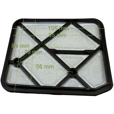 filtre à air pour débroussailleuse Oleomac Sparta 37 38 42 44 370 380 440 S/T 61200025AR (1/3)