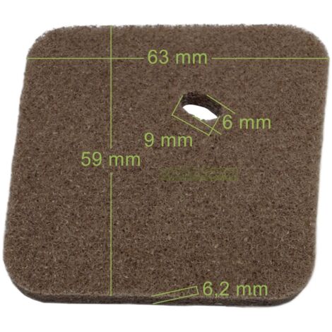 filtre à air pour débroussailleuse Stihl FC 55 FS 38 45 46 55 C-E D-Z Z R R-DZ Z RC-E / 41401242800 (1/3)