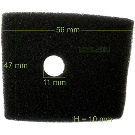filtre à air pour débroussailleuse Husqvarna 326 C L LDX LS LX RJX HA 110 850 / 503888101 (1/4)