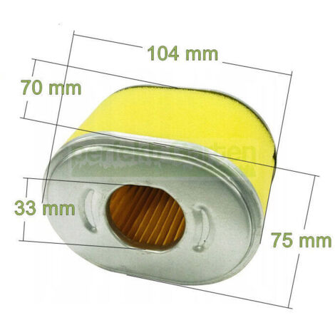 filtre à air pour groupe électrogène, pompe à eau et souffleuse à neige avec moteur Honda 5,5–6,5 CV (1/3)