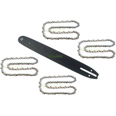 40 cm / 1,3 mm / 3/8" / 56 MLN guide-chaîne + 4 X chaîne pour IKRA Mogatec KSB 3940 / BUDGET BKS 402 (1/5)