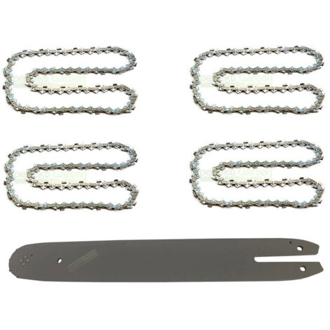 35 cm (14") / 1,3 mm / 3/8" / 50 MLN guide-chaîne + 4 X chaîne pour Stihl 025 MS 250 (1/5)