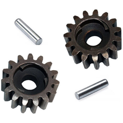 2X pignon d'entraînement (15 dents) D + G + 2X arbre pour tondeuse Fuxtec RM2060PRO / RM5396P (1/4)