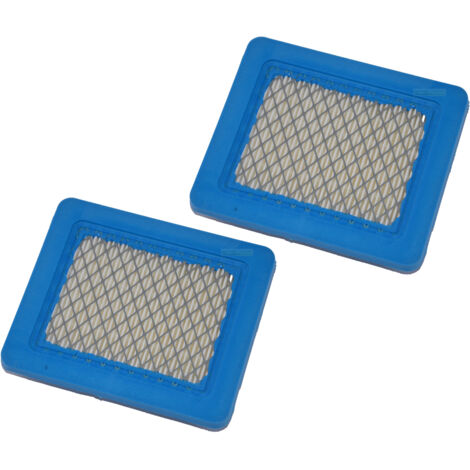 2 X filtre à air pour tondeuse B&S Iseki John Deere MTD Sabo Stiga 491588 399959 (1/2)