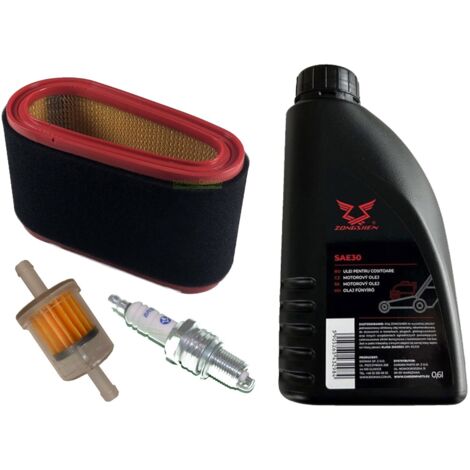 Bougie + filtre + huile SAE30 pour Stiga Park Unlimited SC 9013 92 98 108 102 TRE (1/5)