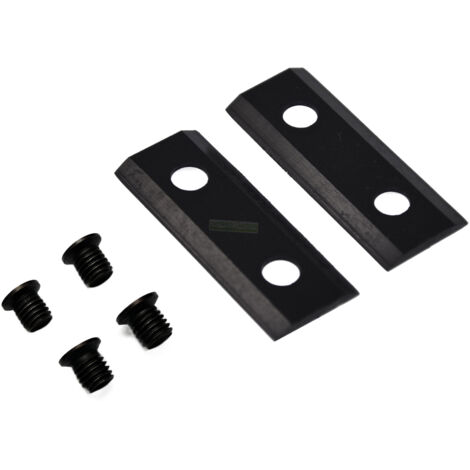 2 X 6,4 CM lame de broyeur / déchiqueteur à bois pour BAUSPAR 1100 1200, BONUS BioTec 2400 2500, CMI 25000