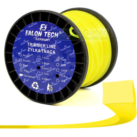 80m / carré / 2,4mm fil de coupe pour Matrix BMS 900-4 Nemaxx MT52 vidaXL 141003 coupe-bordures débroussailleuse (1/2)