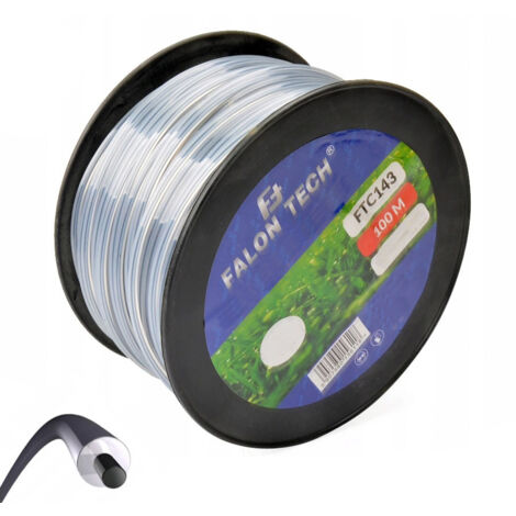 100m / ronde / 2,4mm fil de coupe avec noyau renforcé pour Hecht Zipper Demon coupe-bordures débroussailleuse (1/2)