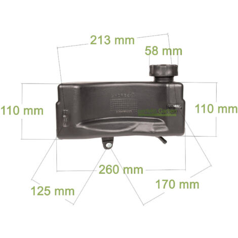 réservoir de carburant pour Loncin 1P70FC 170490115 LC170490115-0001 LC170490115 LC170490115-0002