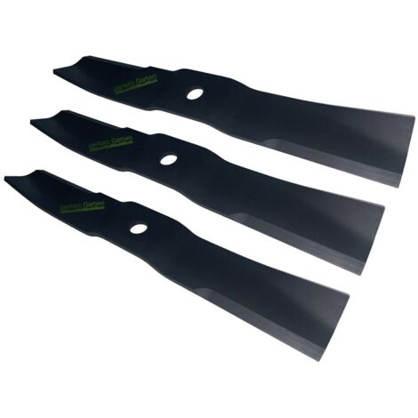 3 X 43 CM (51") lame pour tondeuse Iseki SF 200 230 SG 153 173 / 859530600400 P621642700201 (1/4)