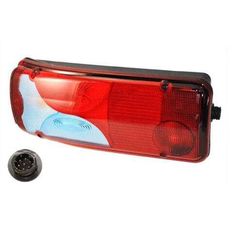 Faro trasero Man Scania 81252256544 izquierdo, azul