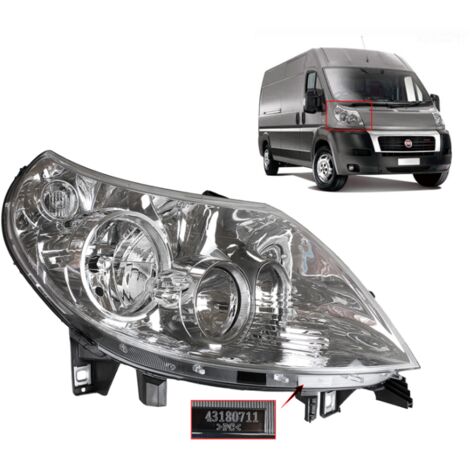 Faros delanteros para Peugeot Boxer, Fiat Ducato, Citroen Jumper 2011-2014 lado izquierdo, con motor.
