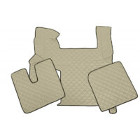 Tapetes de suelo de cuero MAN TGX automáticos (2010-17) beige GP 3861 número 1.