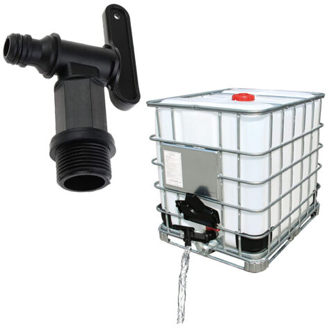 Robinet de baril de pluie 3/4'' BSP raccord de baril de pluie IBC adaptateur de stockage d'eau pour le jardin domestique connexion d'eau (1/5)