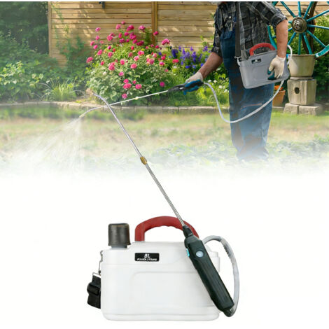 Pulvérisateur à Dos 8L Rechargeable USB - Lance Télescopique, Batterie Longue Durée pour Désherbage Électrique sur Pelouse, Jardin et Terrasse (1/5)
