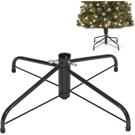 Support d'arbre de Noël 15,74 pouces PAUX DE CASSAGE METAL METALES avec vis de pouce (40 cm) (1/5)