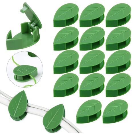 10 pièces Invisible plante escalade fixation murale rotin vigne Support fixe boucle feuille Clips Traction support jardin plante Support (1/5)