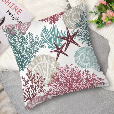 Housse de Coussin with bestiaire marin vintage, élégant (1/5)