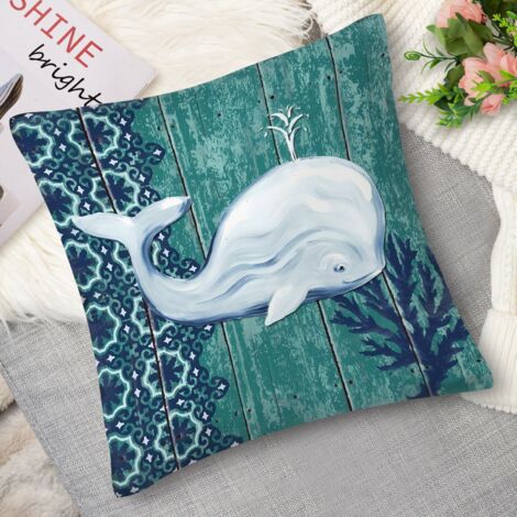 Housse de Coussin with hippocampe rétro, délicat (1/5)